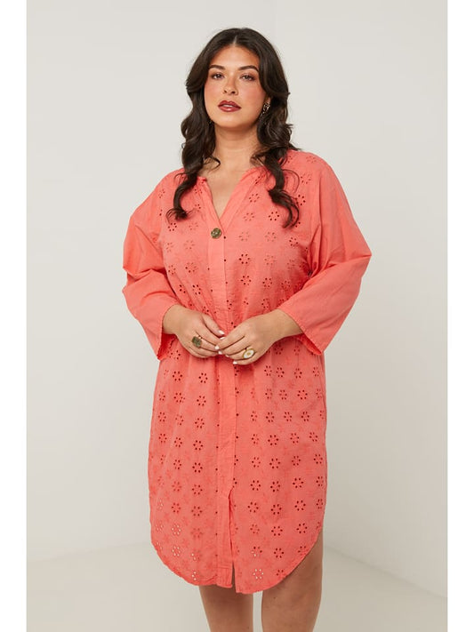 Curvy Lady Dress Coral Women