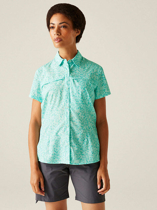 Regatta Performance Shirt "Packaway" Turquoise Women