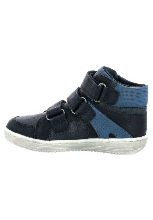 Kickers Sneakers hautes Synthétique Lohan blue-black denim (KI114D038-K11) Kids