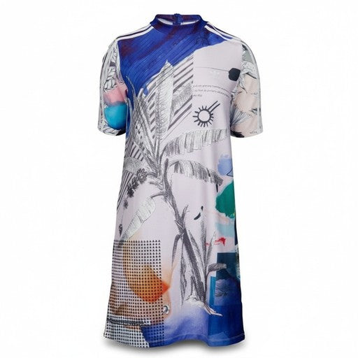 Adidas Tropical Print Shift Dress Multicolour, Women