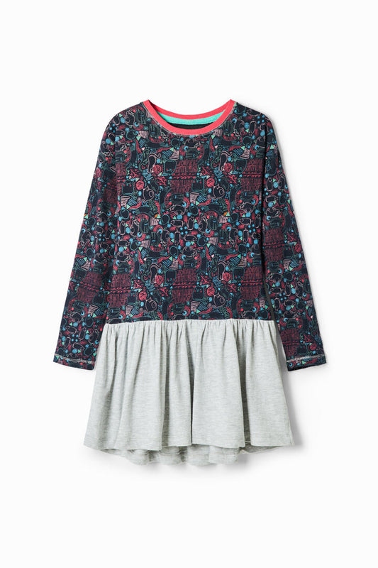 Desigual Dress Chloe Rep Twilight Blue (20WGVKX9_5128) Kids