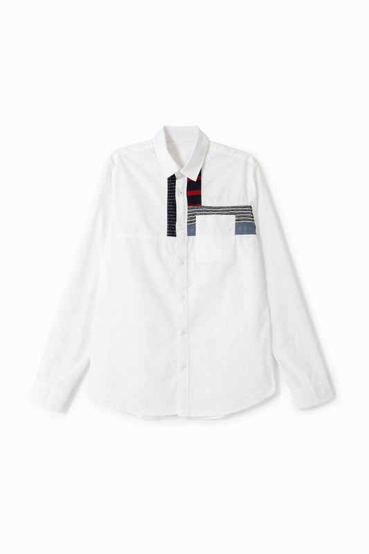 Desigual Shirt Leon White (20WMCW13_1000) Men