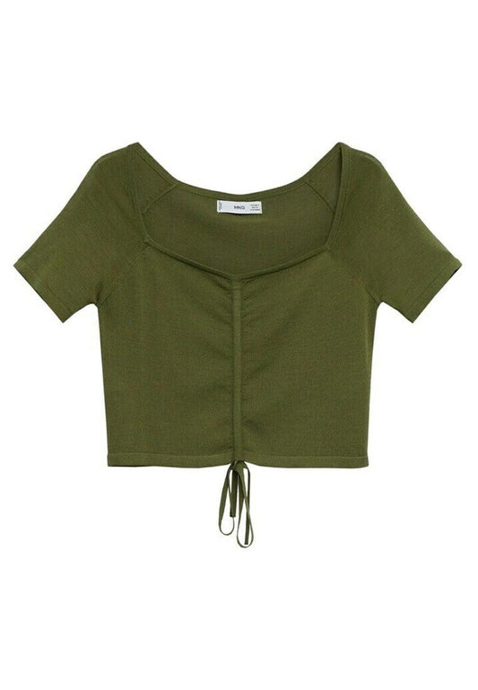 Draped crop top Women