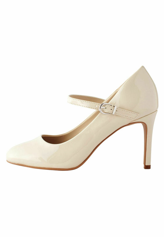 Next Forever Comfort Round Toe Stiletto Mary Jane Heels - Regular Fit Beige (NX311B0CD-A11) Women