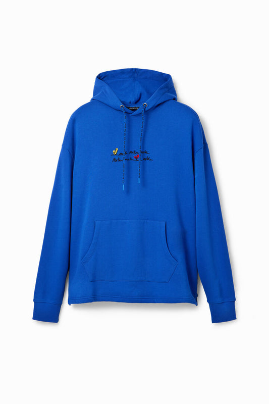 Desigual Sweatshirt Pol Blue Klein (23SMSK14_5036) Men
