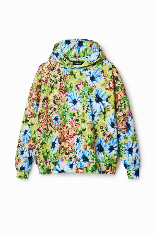 Desigual Sweatshirt Bugs Flowers Green Fluor (23SWSK22_4004) Women