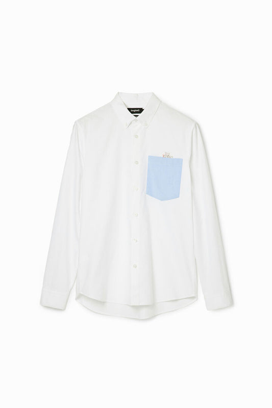 Desigual Shirt Aydon White (23WMCW17_1000) Men