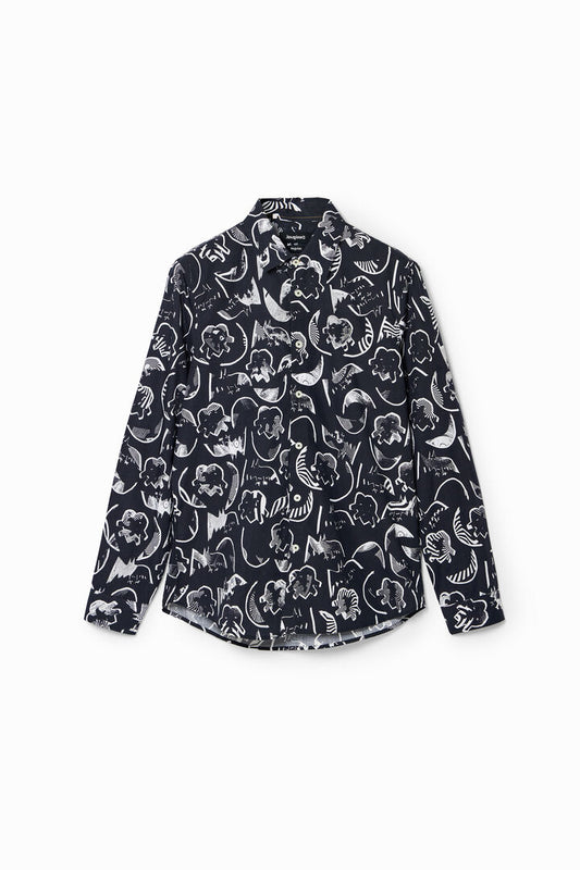 Desigual Shirt Niton Black (23WMCW43_2000) Men