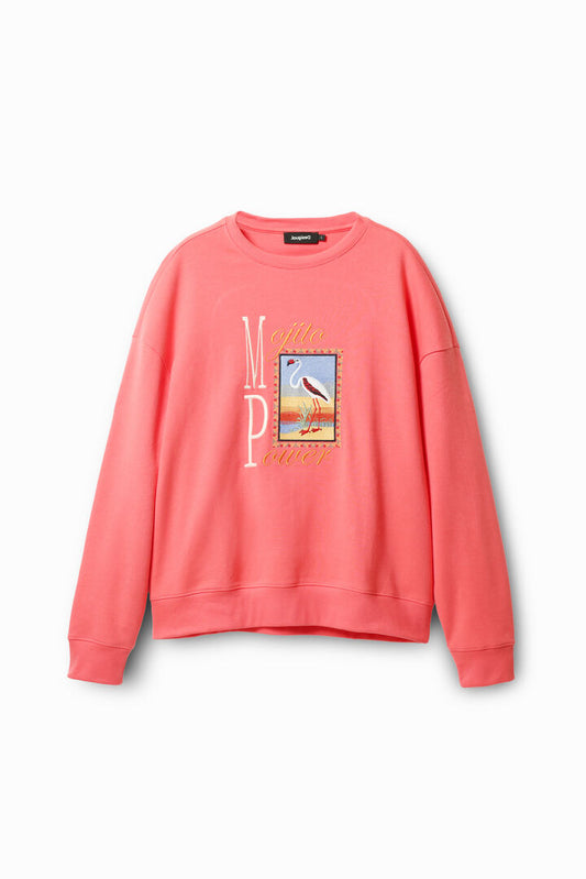 Desigual Sweatshirt Azriel Fuchsia Rose (23WMSK05_3022) Men