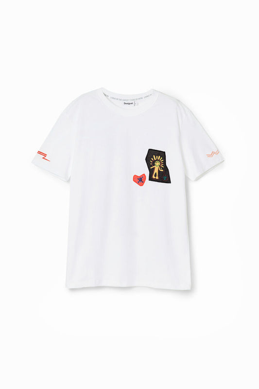 Desigual T-Shirt Neil White (23WMTK33_1000) Men