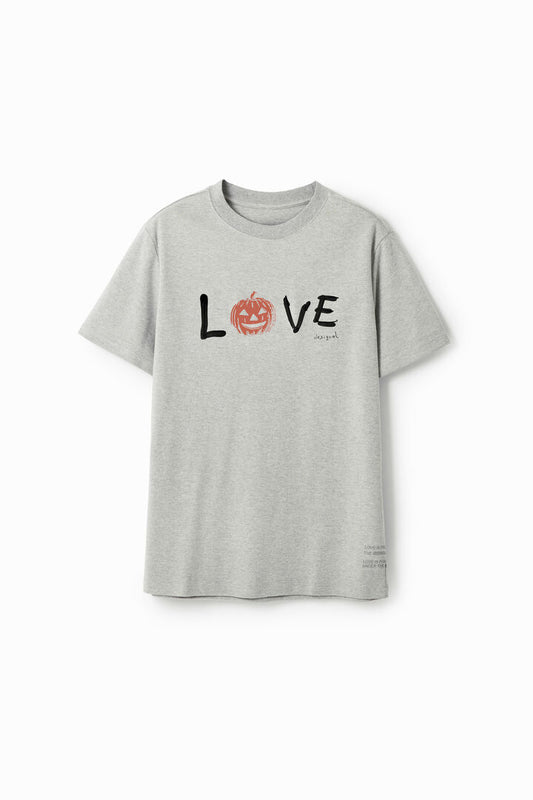 Desigual T-Shirt Loup Gray Marl (23WMTK49_2009) Men