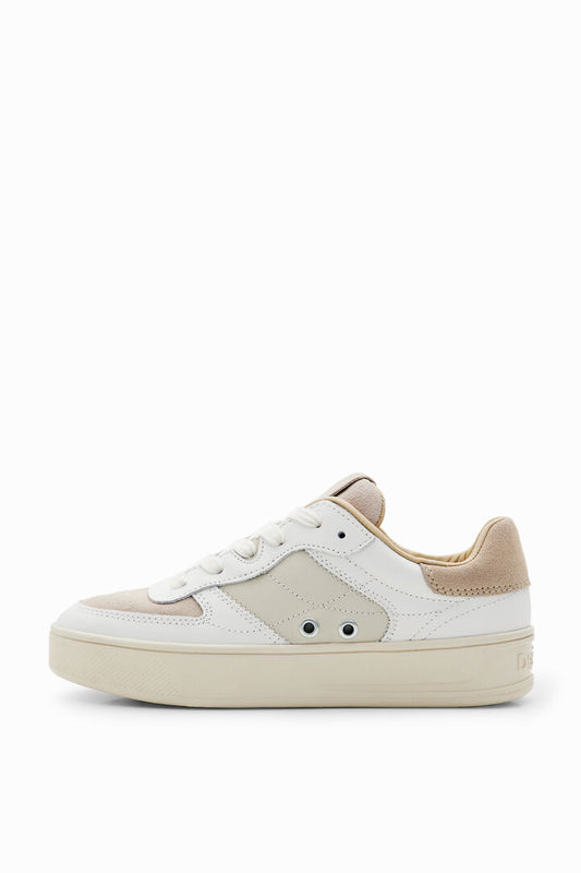 Desigual Sneakers Leather White (23WSKL08_1000) Women