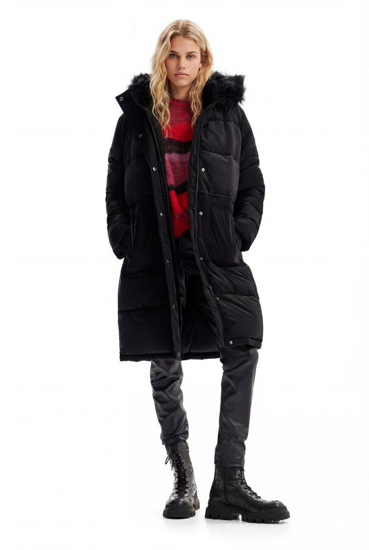 Desigual Coat Kelowna Black (23WWEW98_2000) Women
