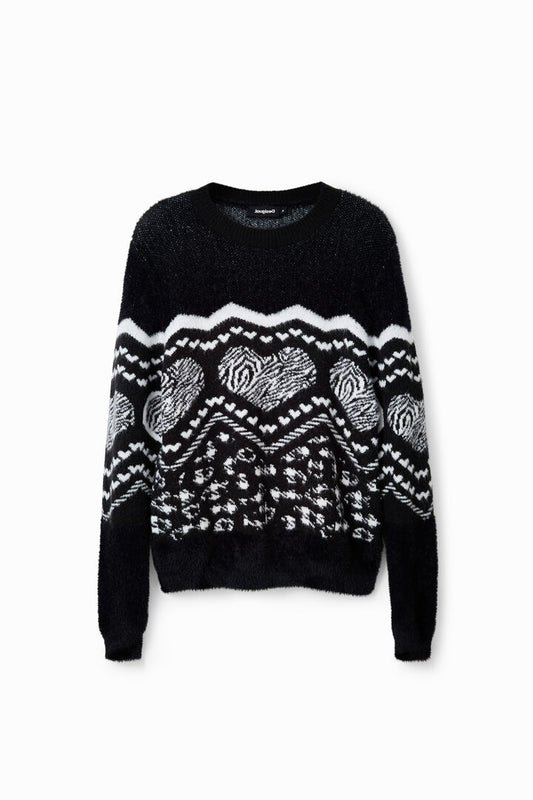 Desigual Jumper Creta Black (23WWJF56_2000) Women