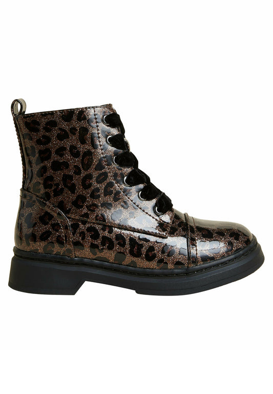 Marks & Spencer Kids' Freshfeet Animal Print Ankle Boots (6 Small - 13 Small) brown (QM413I002-O11) Kids