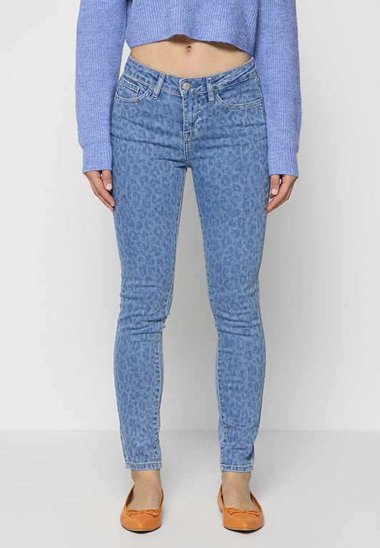 Guess MELANIE MID RISE Blue (ZZO2V2E48-K00) Women