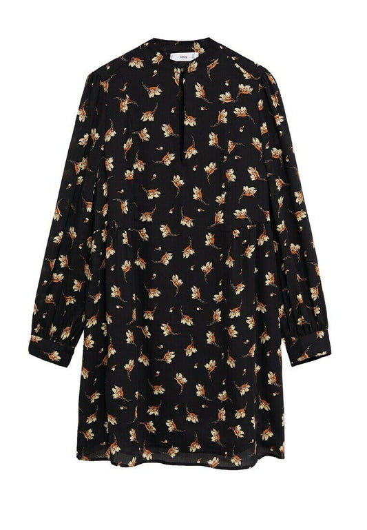 Fließendes print-kleid Women