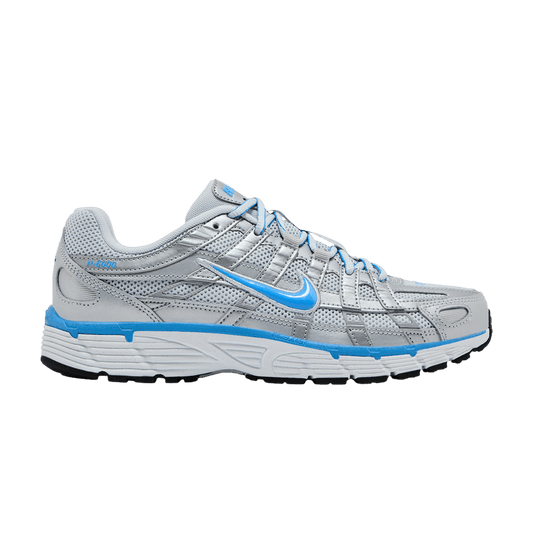 Nike P-6000 Metallic Platinum Pure Platinum Metallic Silver University Blue (CD6404-025) Unisex
