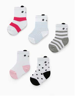Zippy P5 Crew Socks Mixed (31045360035) Kids