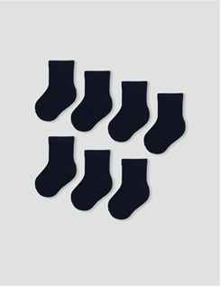 Zippy P7 Socks Crew Plain Dark Blue (31046392006) Kids