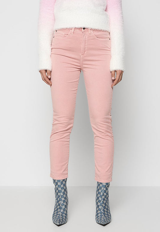 Guess HIGH RISE SKINNY SIMMONE CAPRI Light Pink (ZZO2V2EAT-C00) Women