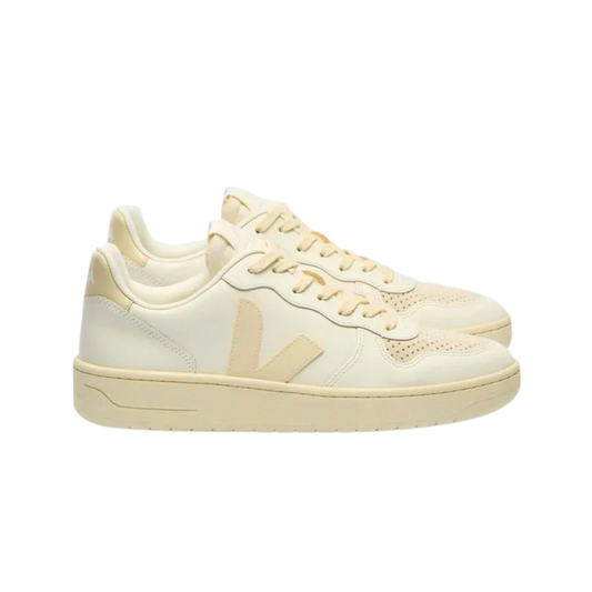 Veja W V-10 Leather Pure Calcaire (VI0220498A) Women
