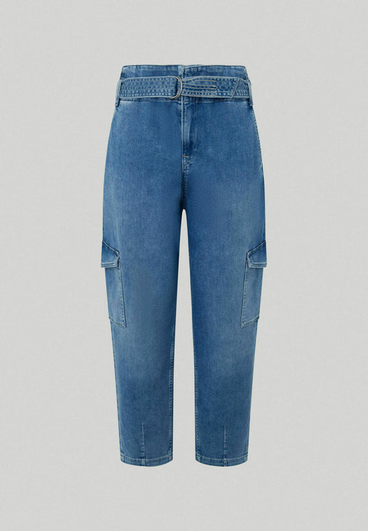 Pepe Jeans relaxed fit TAPERED UHW UTILITY Blue Denim (PE121N18U-K11) Women