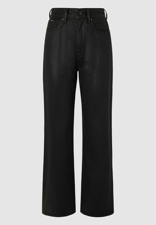 Pepe Jeans straight leg STRAIGHT UHW COATED Black (PE121N18B-Q11) Women