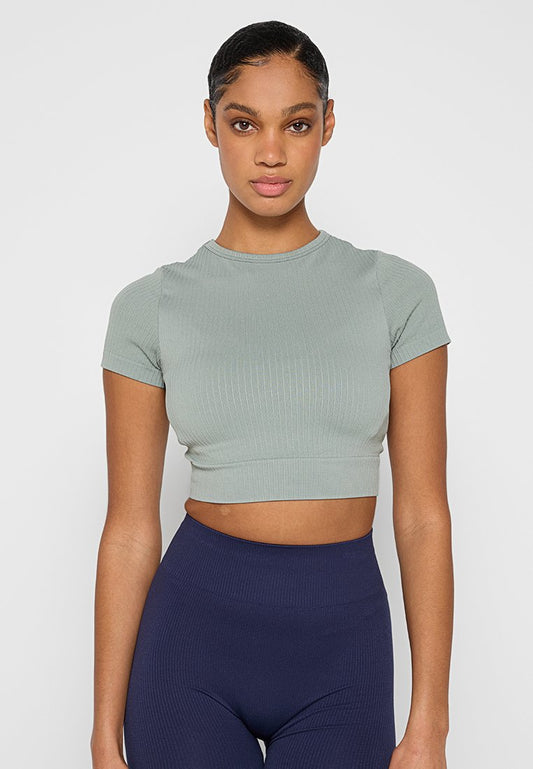 SEAMLESS SS TOP RIB Women