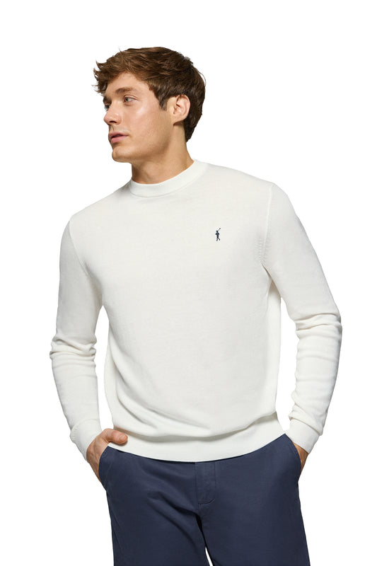 RIGBY GO U NECK ECRU (44234) Men