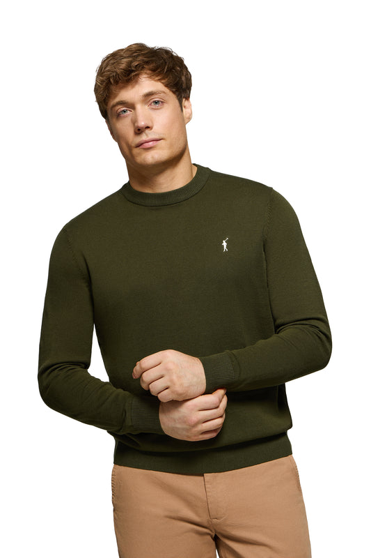 RIGBY GO U NECK DARK_GREEN (44236) Men