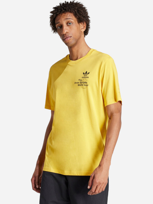 Adidas Men T-shirts (IS0183_Yellow)