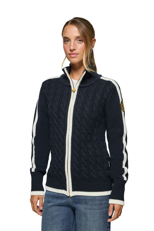 NAUTIC PATCH CARDIGAN W NAVY (44385) Women