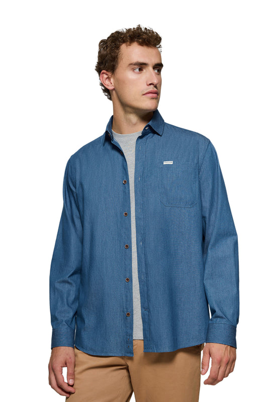 LABEL PC DENIM SHIRT DENIM (44418) Men