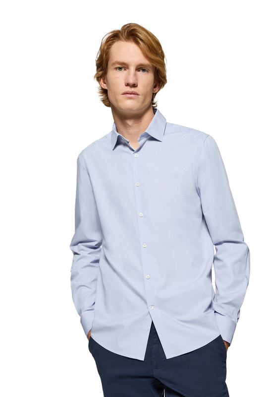 BLOCK PC SLIM POPLIN SKY_BLUE (44426) Men