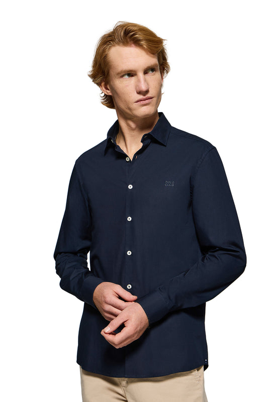 BLOCK PC SLIM POPLIN NAVY (44428) Men