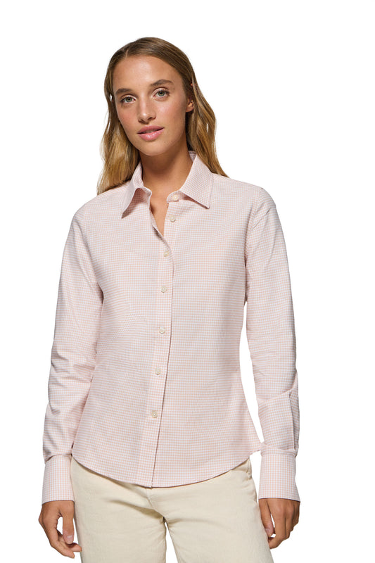 BLOCK PC W SLIM OXFORD VICHY PINK (44451) Women