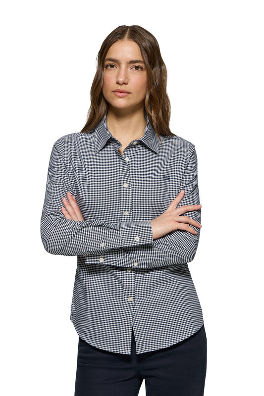 BLOCK PC W SLIM OXFORD VICHY BLUE (44452) Women