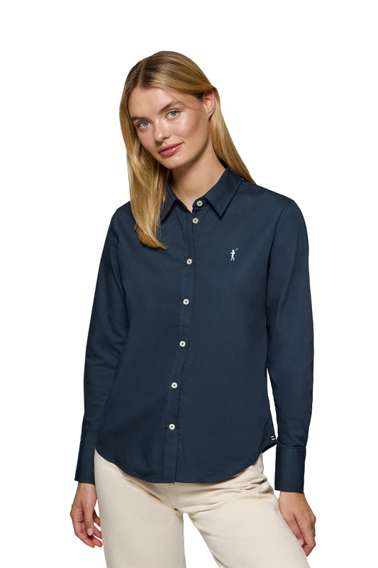 RIGBY GO W REGULAR POPLIN NAVY (44464) Women