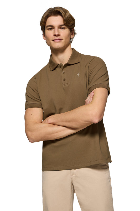 RIGBY GO POLO MC SS BROWN (44512) Men