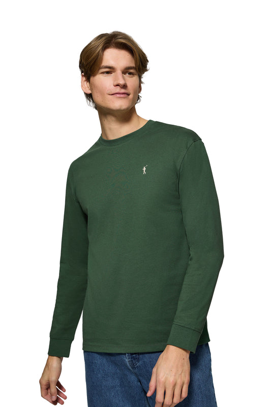 RIGBY GO TSHIRT LS GREEN_LODEN (44597) Men