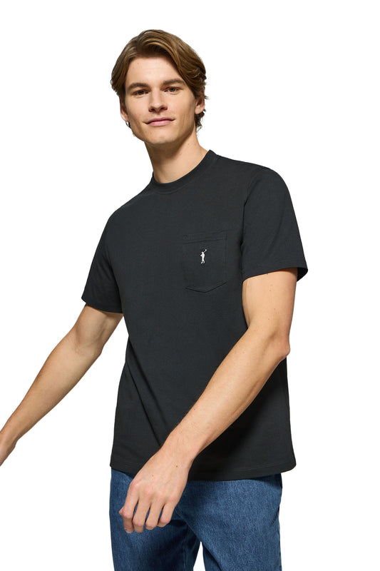 RIGBY GO POCKET T-SHIRT IM BLACK (44708) Men