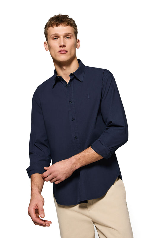 RIGBY GO SHIRT POPLIN GD NAVY (44881) Men
