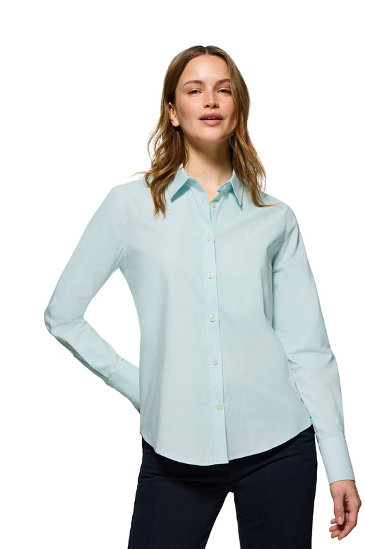 RIGBY GO W SHIRT OXFORD VN AQUAMARINE (44908) Women