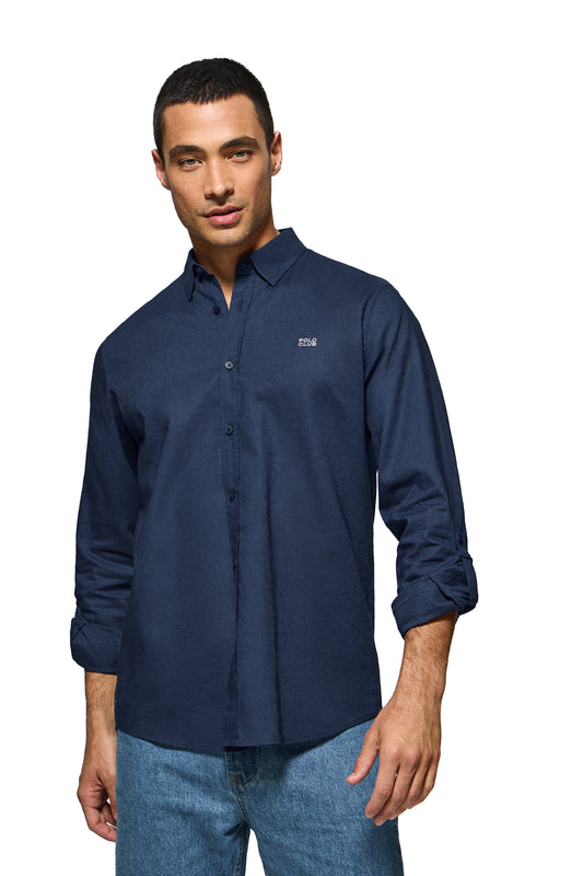 BLOCK SHIRT CL NAVY (44940) Men