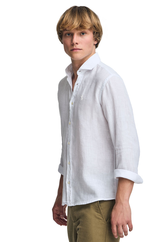 RIGBY BEST SHIRT LINEN GD WHITE (44957) Men