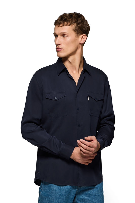FRANKLIN SHIRT NAVY (44977) Men