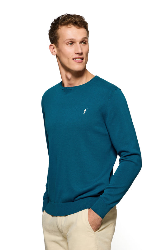 RIGBY GO U NECK VN TEAL (44988) Men