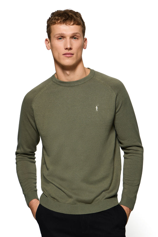RIGBY GO U NECK CL SAGE_GREEN (45000) Men