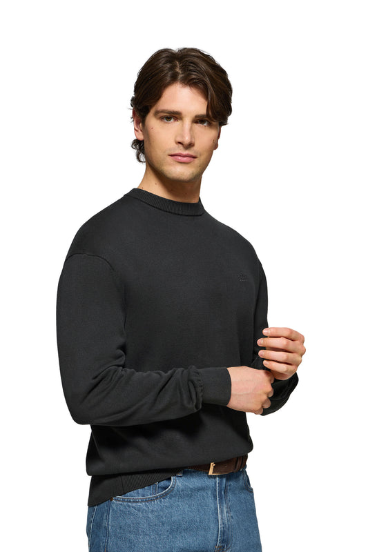 BLOCK U NECK GD ASPHALT (45029) Men